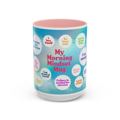 My Morning Mindset Mug, 11oz or 15oz, 7 color choices