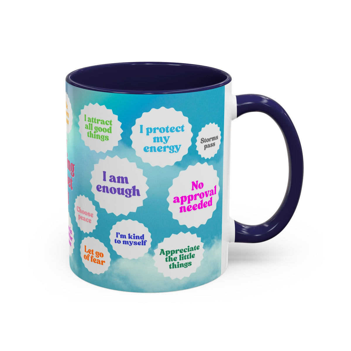 My Morning Mindset Mug, 11oz or 15oz, 7 color choices