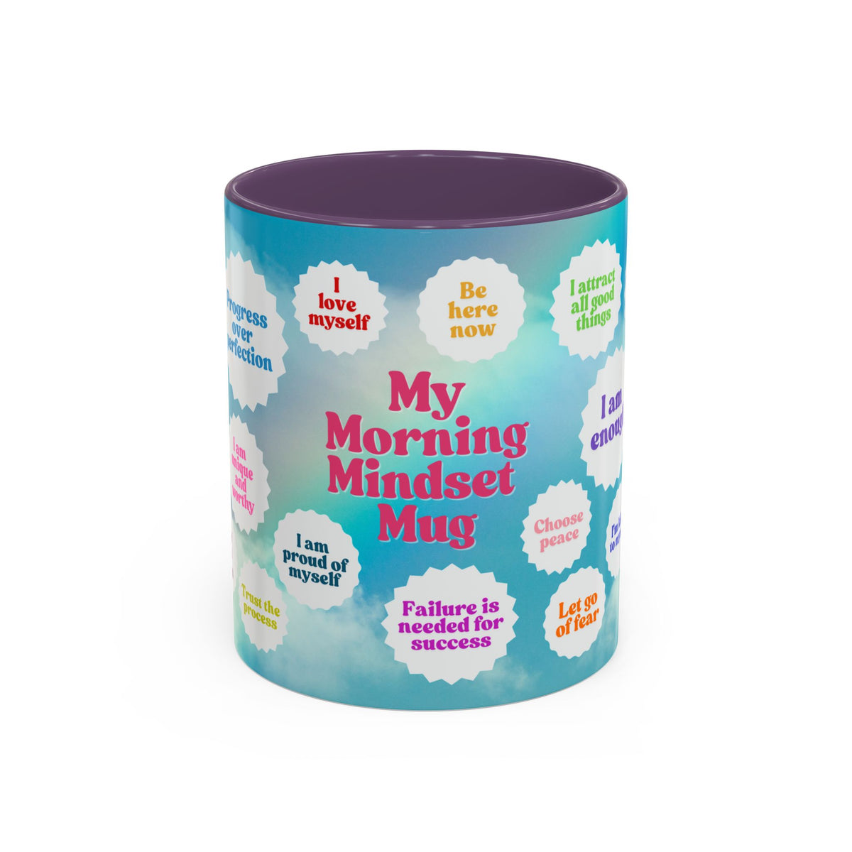 My Morning Mindset Mug, 11oz or 15oz, 7 color choices