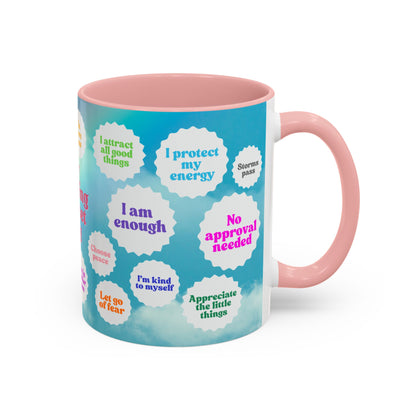 My Morning Mindset Mug, 11oz or 15oz, 7 color choices