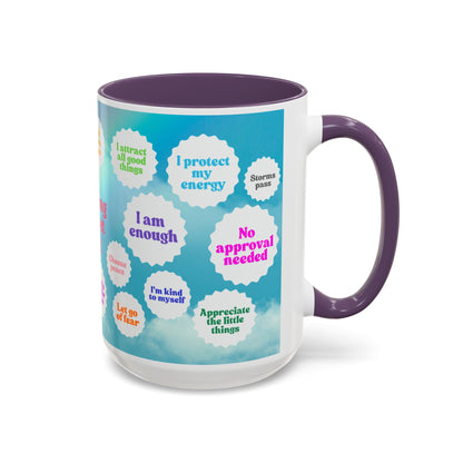 My Morning Mindset Mug, 11oz or 15oz, 7 color choices