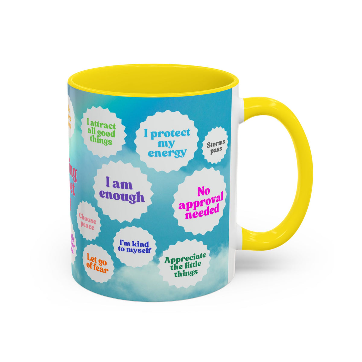 My Morning Mindset Mug, 11oz or 15oz, 7 color choices