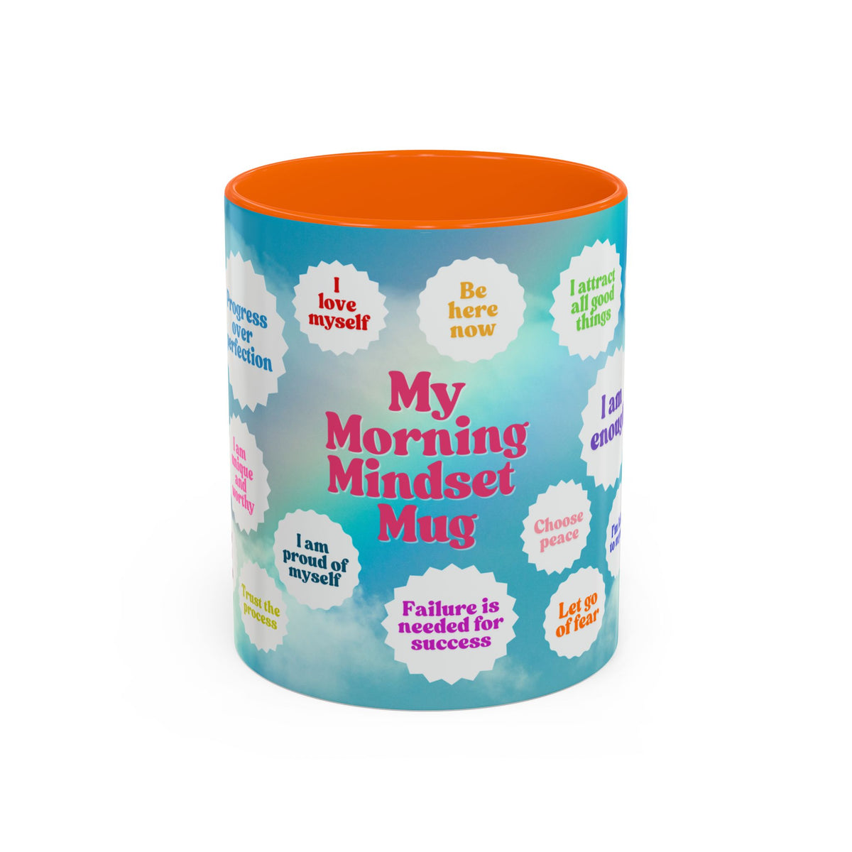 My Morning Mindset Mug, 11oz or 15oz, 7 color choices