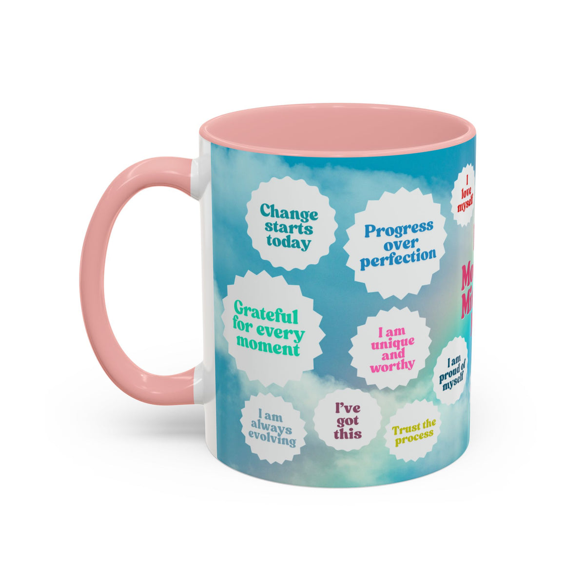My Morning Mindset Mug, 11oz or 15oz, 7 color choices