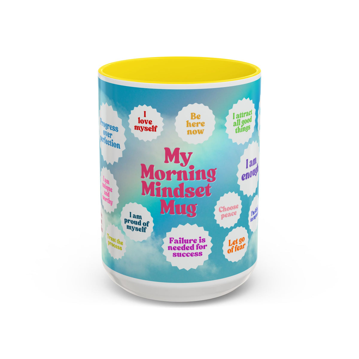 My Morning Mindset Mug, 11oz or 15oz, 7 color choices